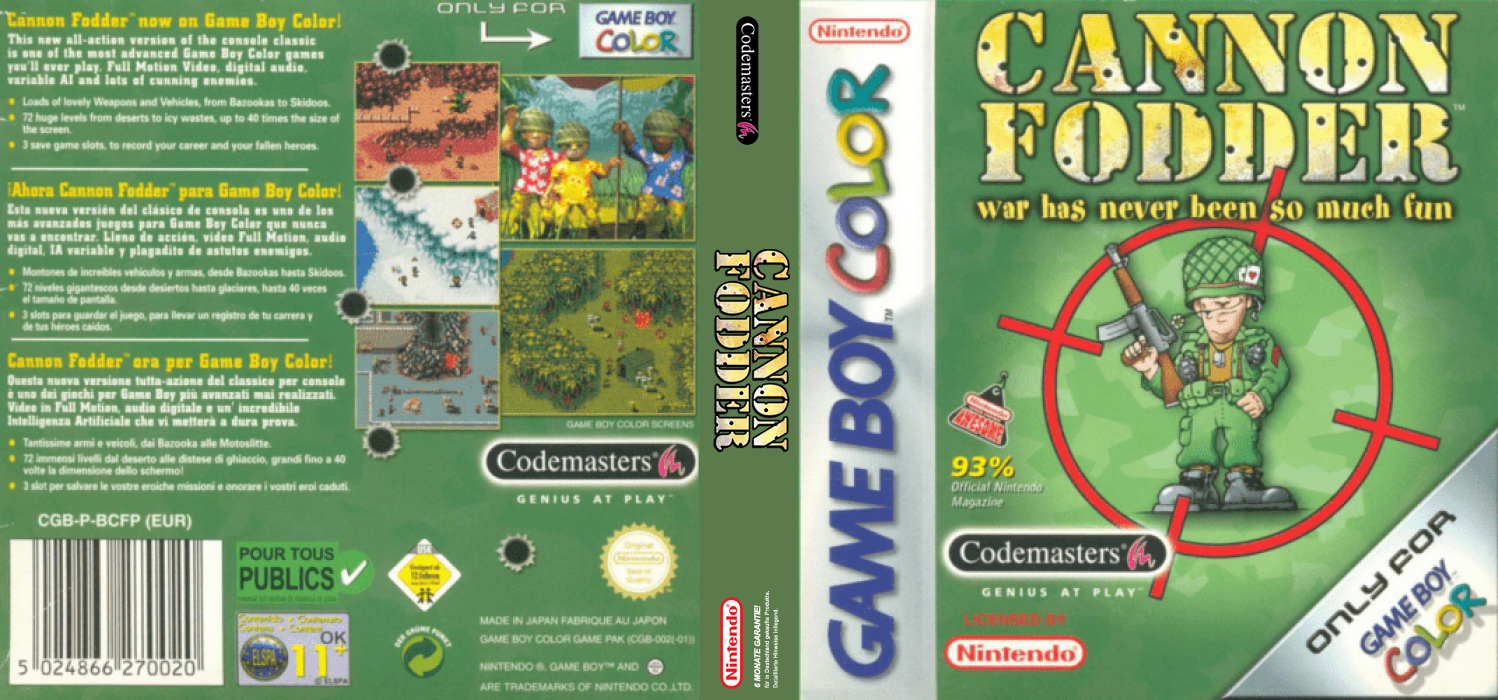 Cannon Fodder — box-texture (EU)