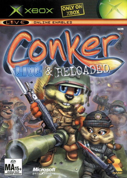 Conker - Live & Reloaded — box-2D (AU)