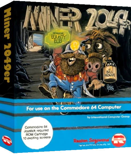 Miner 2049er Starring Bounty Bob — box-3D (US)