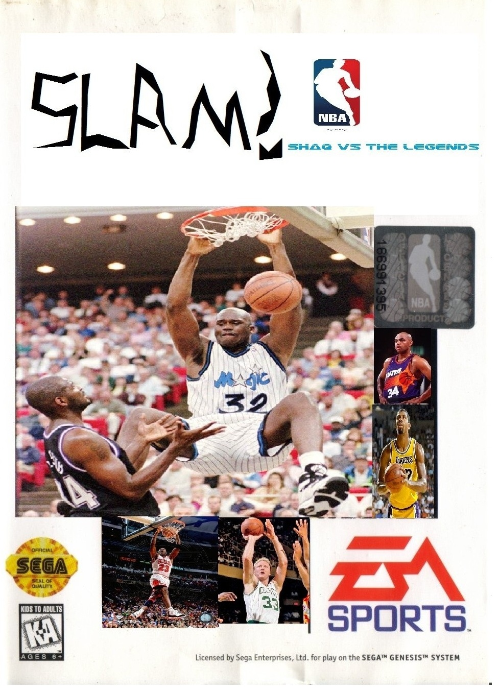 Slam - Shaq vs. the Legends box art