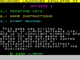 Advanced Lawnmower Simulator II — sstitle (WOR)