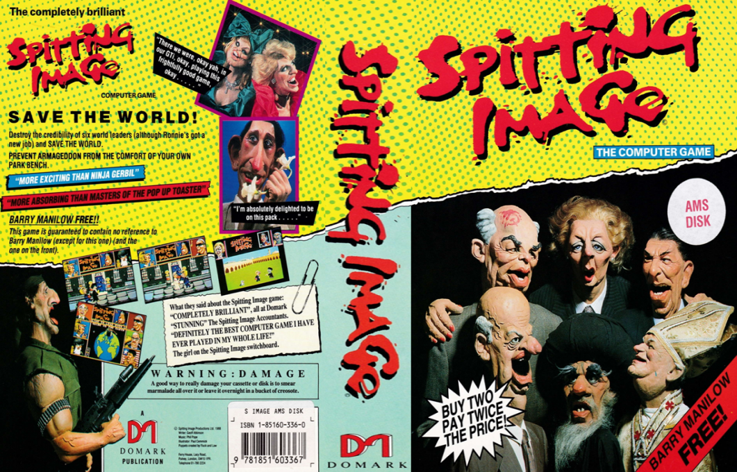 Spitting Image - The Computer Game — box-texture (EU)