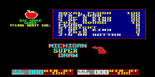 Michigan Super Draw — sstitle (WOR)