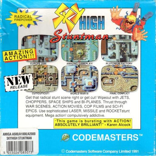 Sky High Stuntman — box-2D-back (CUS)