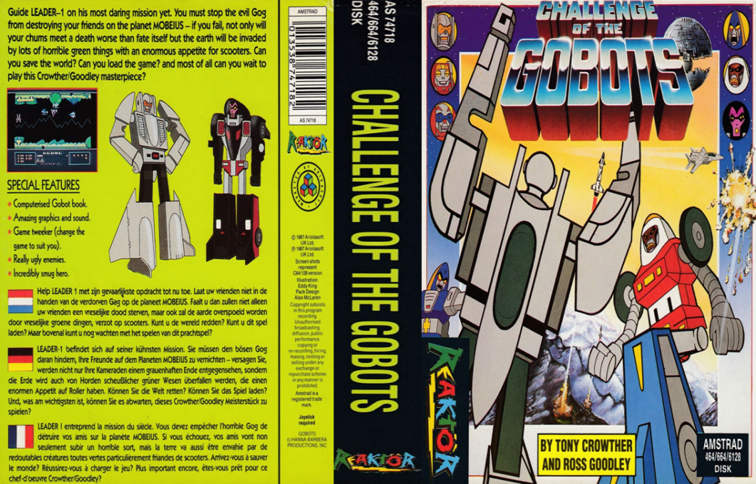 Challenge Of The Gobots — box-texture (EU)