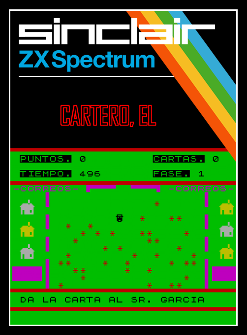 Cartero, El box art