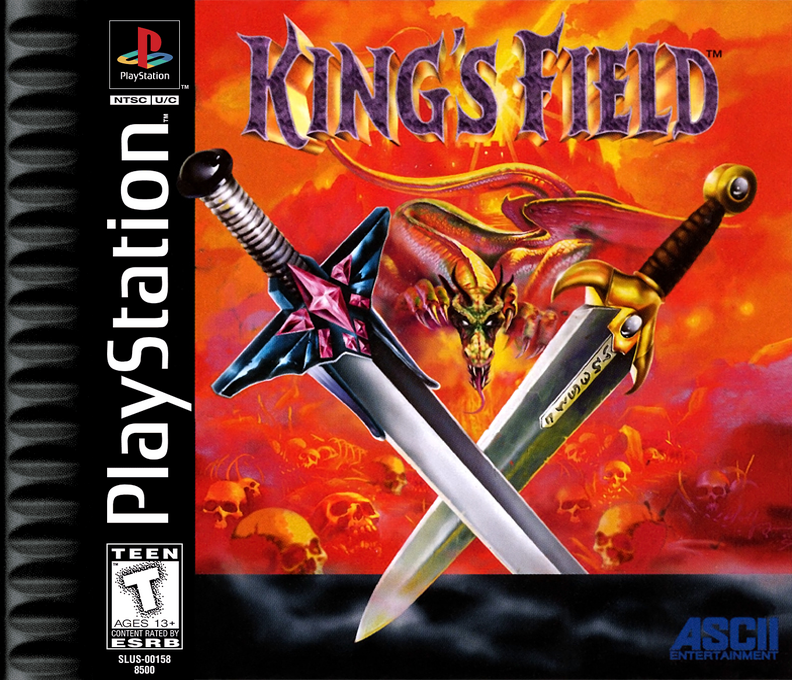 King's Field II — box-2D (US)