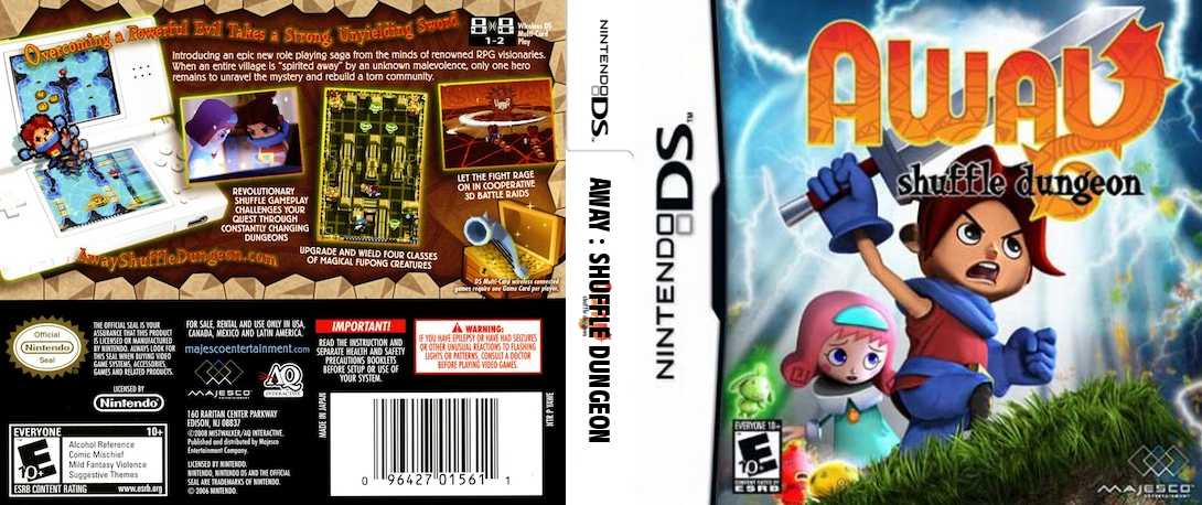 Away - Shuffle Dungeon — box-texture (US)