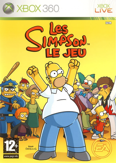 Simpsons Game, The — box-2D (FR)