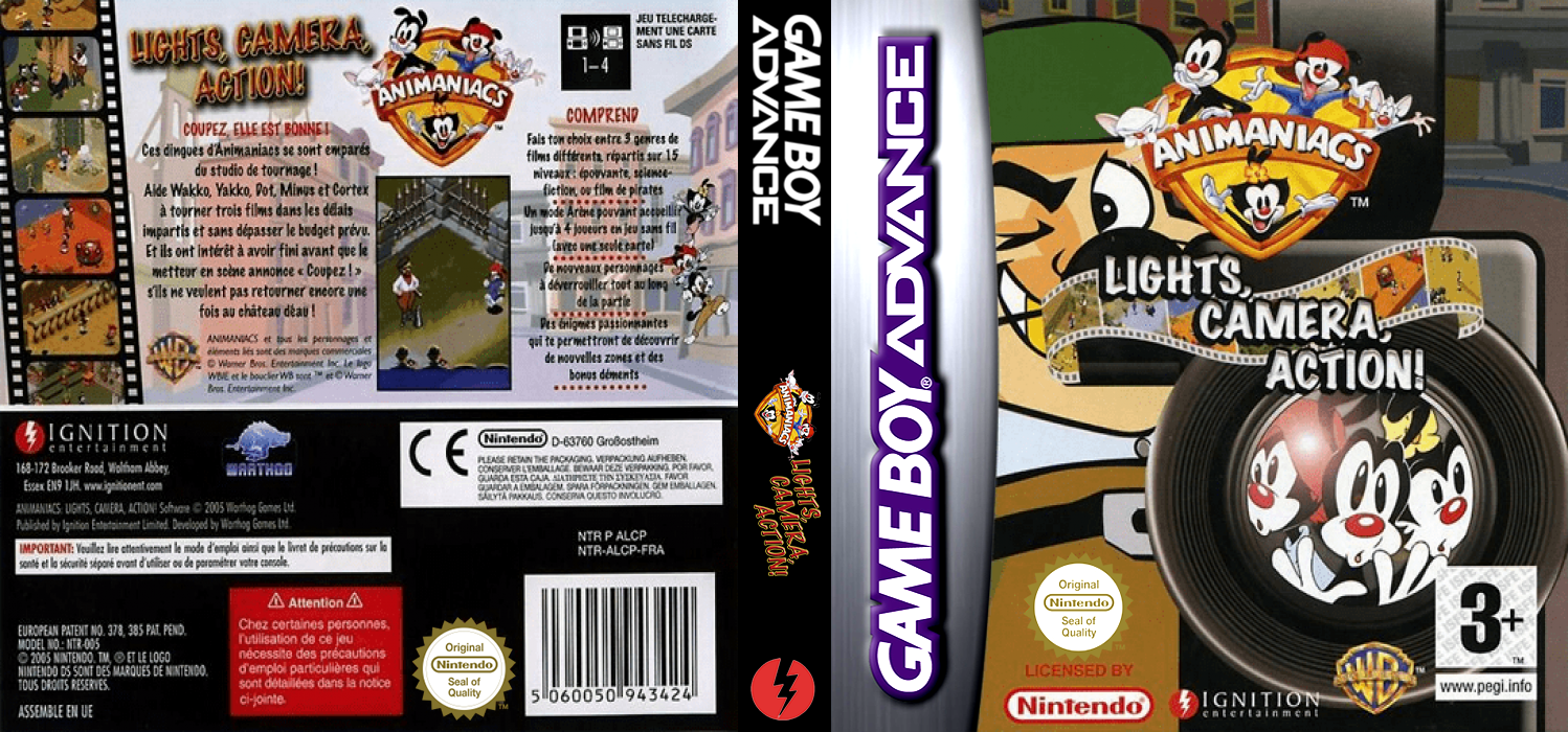 Animaniacs - Lights, Camera, Action! — box-texture (FR)
