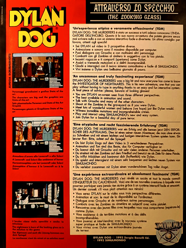 Dylan Dog - The Looking Glass — box-2D-back (EU)