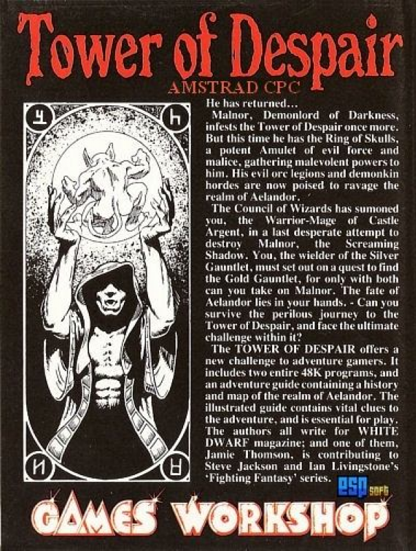 Tower Of Despair — box-2D-back (EU)
