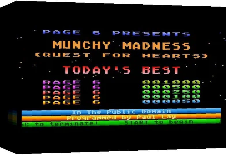 Munchy Madness - Quest For Hearts — box-3D (WOR)