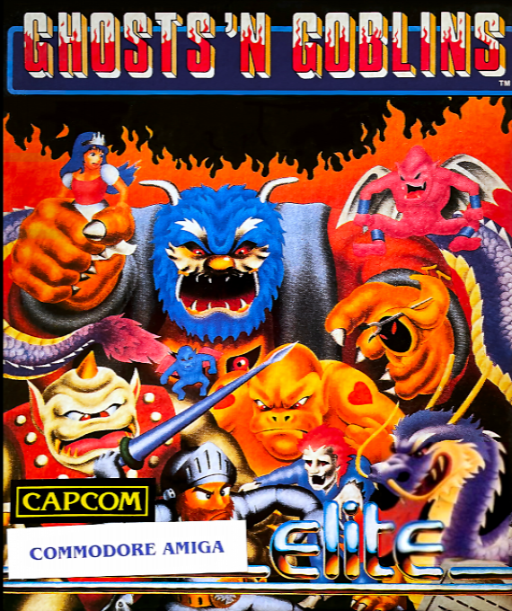 Ghosts'n Goblins box art