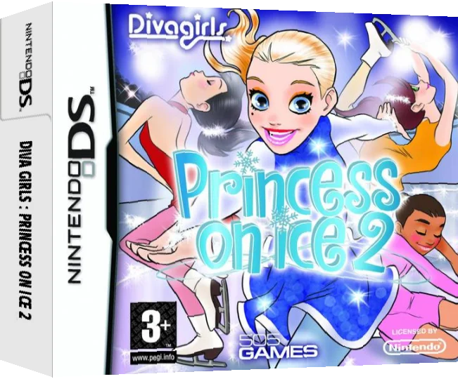Diva Girls - Princess on Ice 2 — box-3D (US)