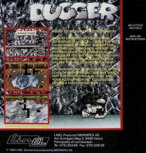 Dugger - Starring Herbie Stone — box-2D-back (CUS)