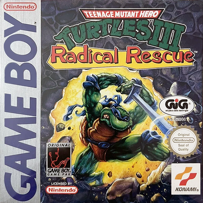 Teenage Mutant Ninja Turtles 3 - Radical Rescue — box-2D (IT)