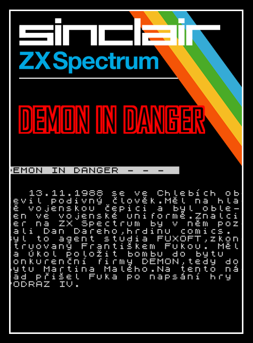 Demon in Danger box art