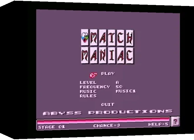 Match Maniac — box-3D (WOR)
