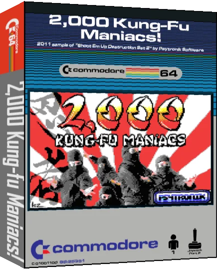 2,000 Kung-fu Maniacs! — box-3D (CUS)