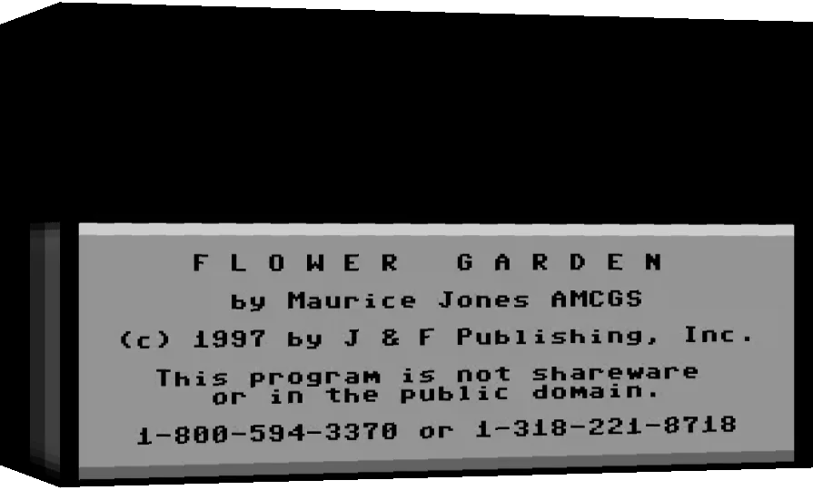 Flower Garden — box-3D (WOR)