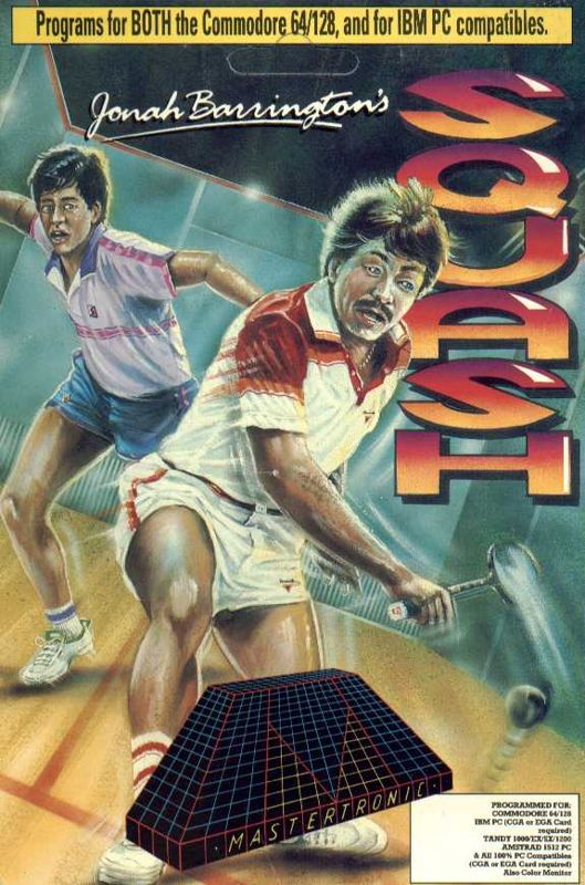 Jonah Barrington's Squash box art