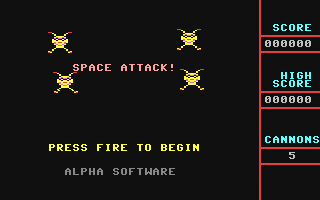 Space Attack! — sstitle (WOR)