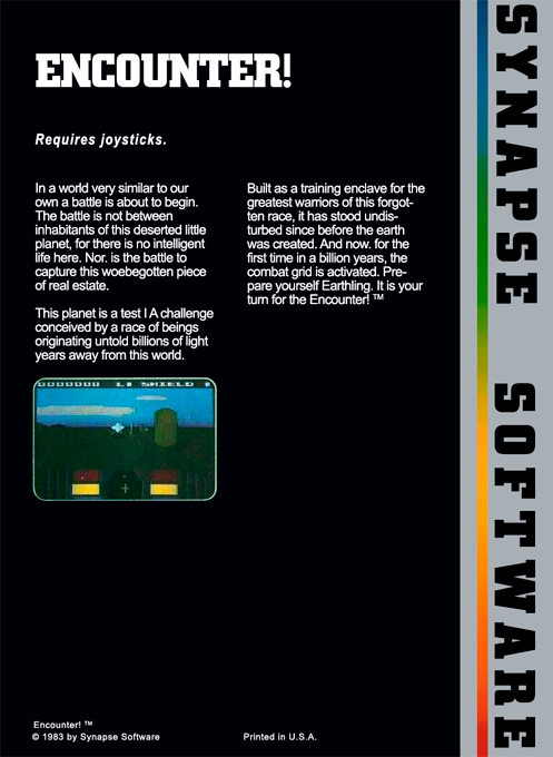 Encounter! — box-2D-back (WOR)