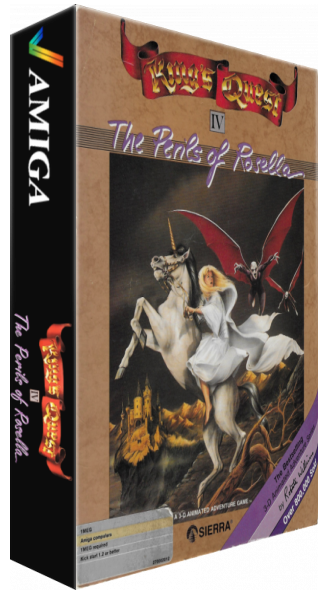 King's Quest IV - The Perils of Rosella — box-3D (WOR)