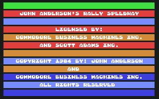 Rally Speedway — sstitle (WOR)