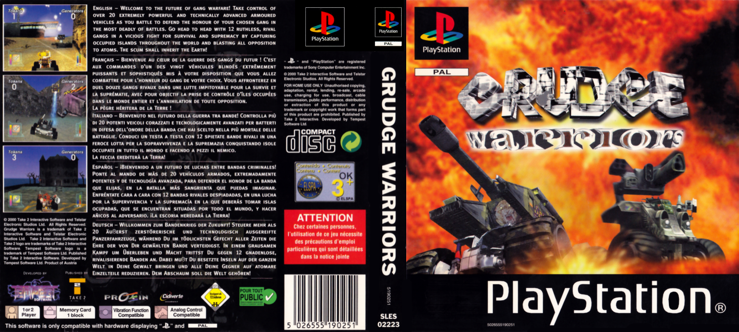 Grudge Warriors — box-texture (EU)