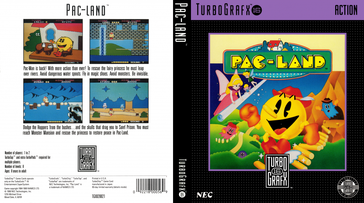 Pac-land — box-texture (US)