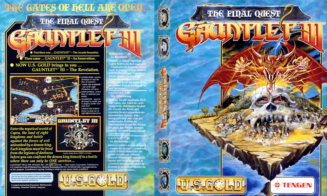 Gauntlet 3 - The Final Quest — box-texture (EU)