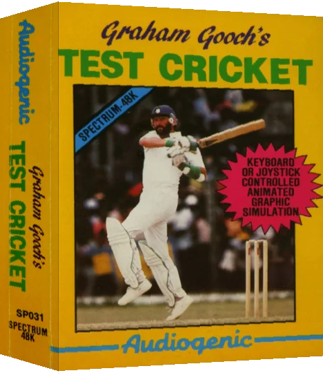 Graham Gooch's Test Cricket — box-3D (EU)