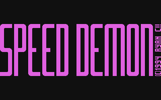 Speed Demon — sstitle (WOR)