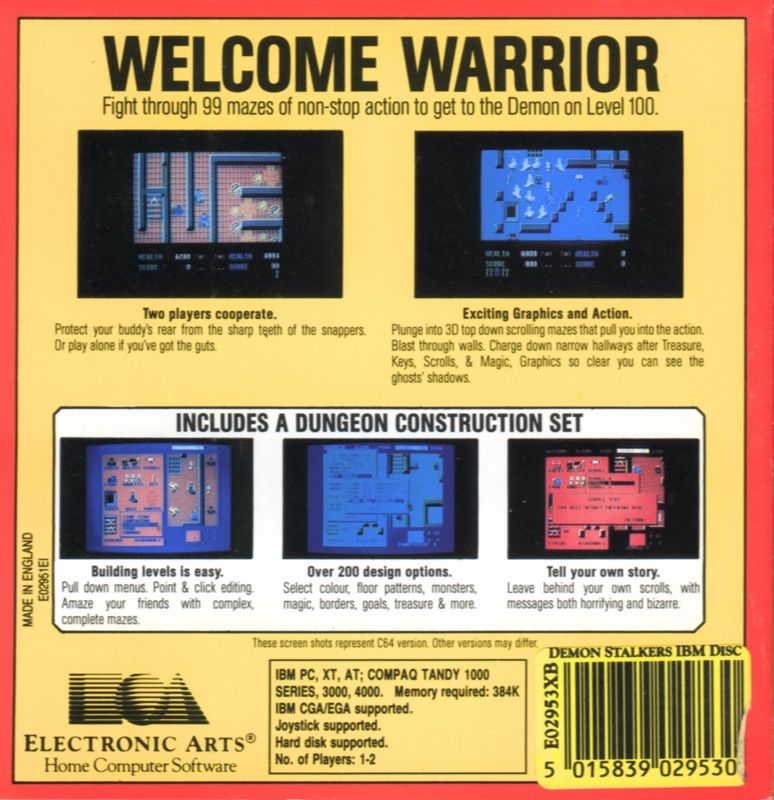 Demon Stalkers — box-2D-back (EU)