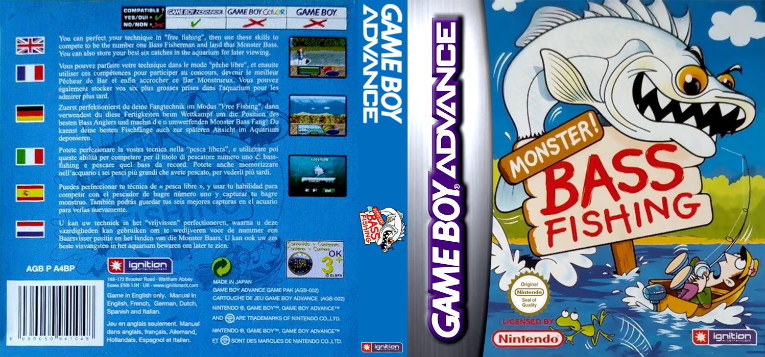 Monster! Bass Fishing — box-texture (EU)
