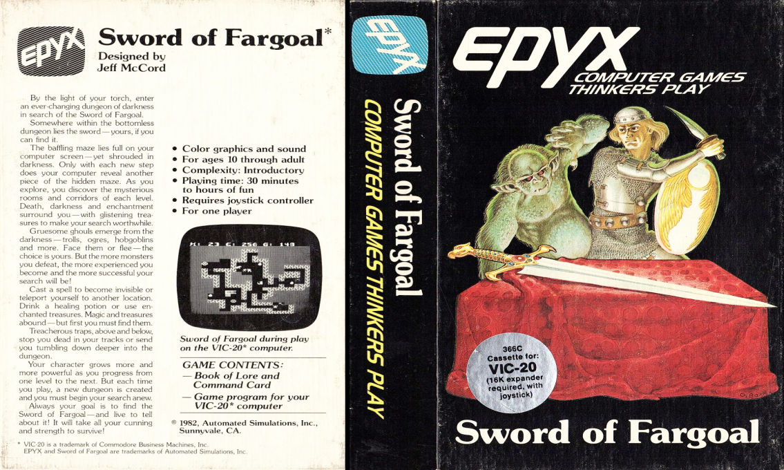 Sword of Fargoal — box-texture (US)