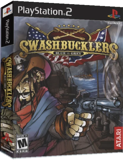Swashbucklers - Blue vs. Grey — box-3D (US)