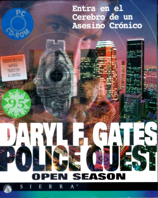 Daryl F. Gates Police Quest - Open Season — box-2D (SP)