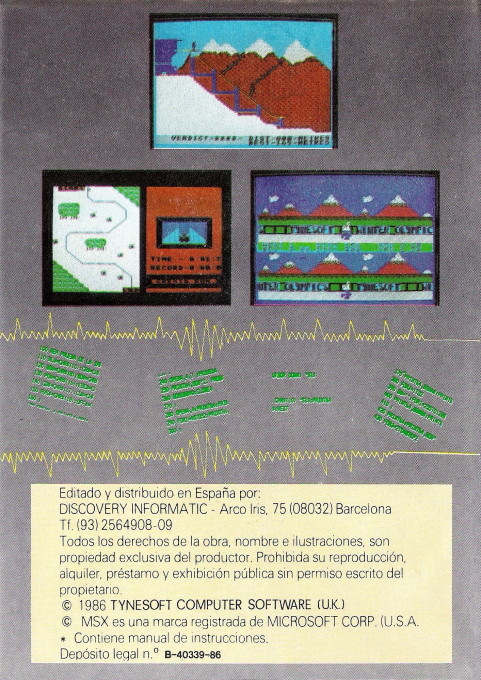 Winter Olympics — box-2D-back (SP)