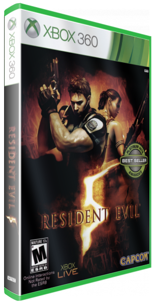 Resident Evil 5 — box-3D (US)