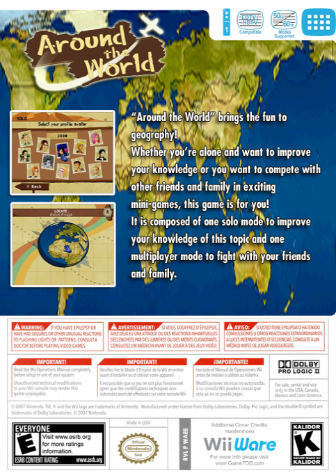 Around The World — box-2D-back (US)