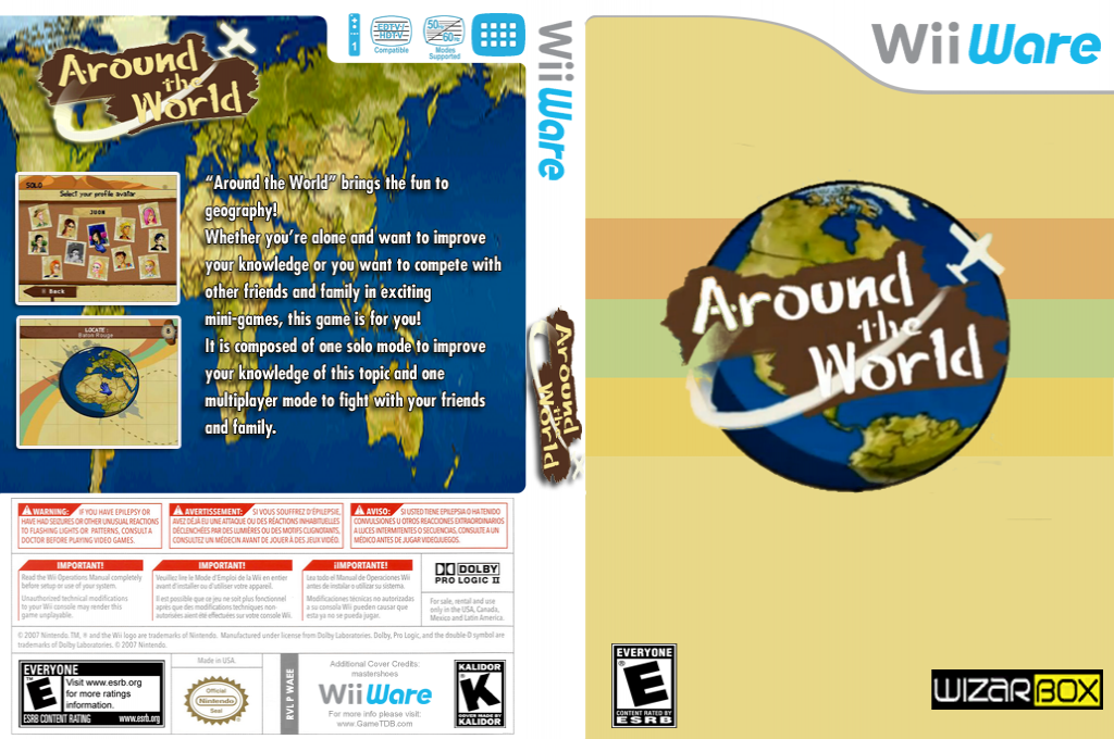 Around The World — box-texture (US)