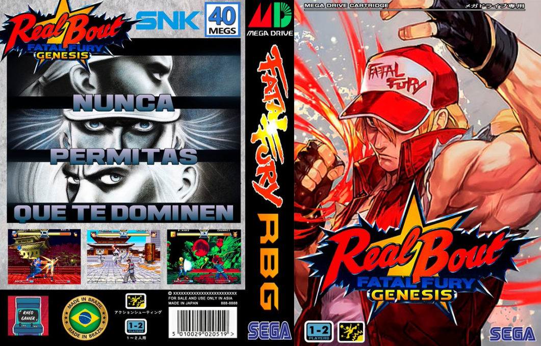 Real Bout Fatal Fury Genesis — box-texture (WOR)