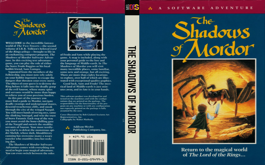 Shadows Of Mordor, The — box-texture (US)