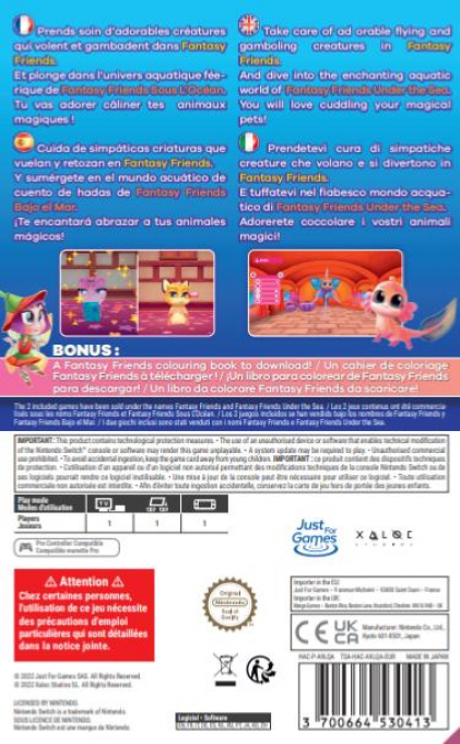 Fantasy Friends Collection — box-2D-back (EU)