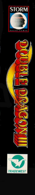 Double Dragon 3 - The Rosetta Stone — box-2D-side (EU)