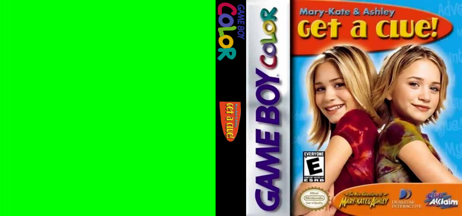 Mary-Kate & Ashley - Get a Clue! — box-texture (US)