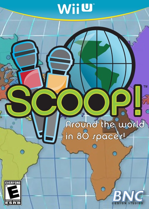 Scoop! Around the World In 80 Spaces box art